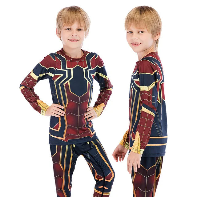 Rashguard Jiu Jitsu Kimono MMA Kid's T-shirt+Pant Sets Kid Rash Guard Children Muay Thai MMA Shorts Kickboxing Boys Gym Clothing
