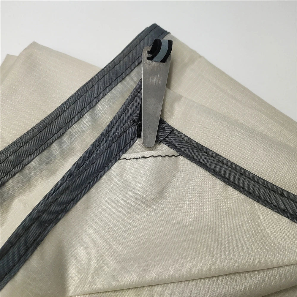 Tent Footprint Ultralight Pocket Picnic Mat with Windproof Stakes Outdoor Camping Portable Folding Waterproof Tent Ground Sheet