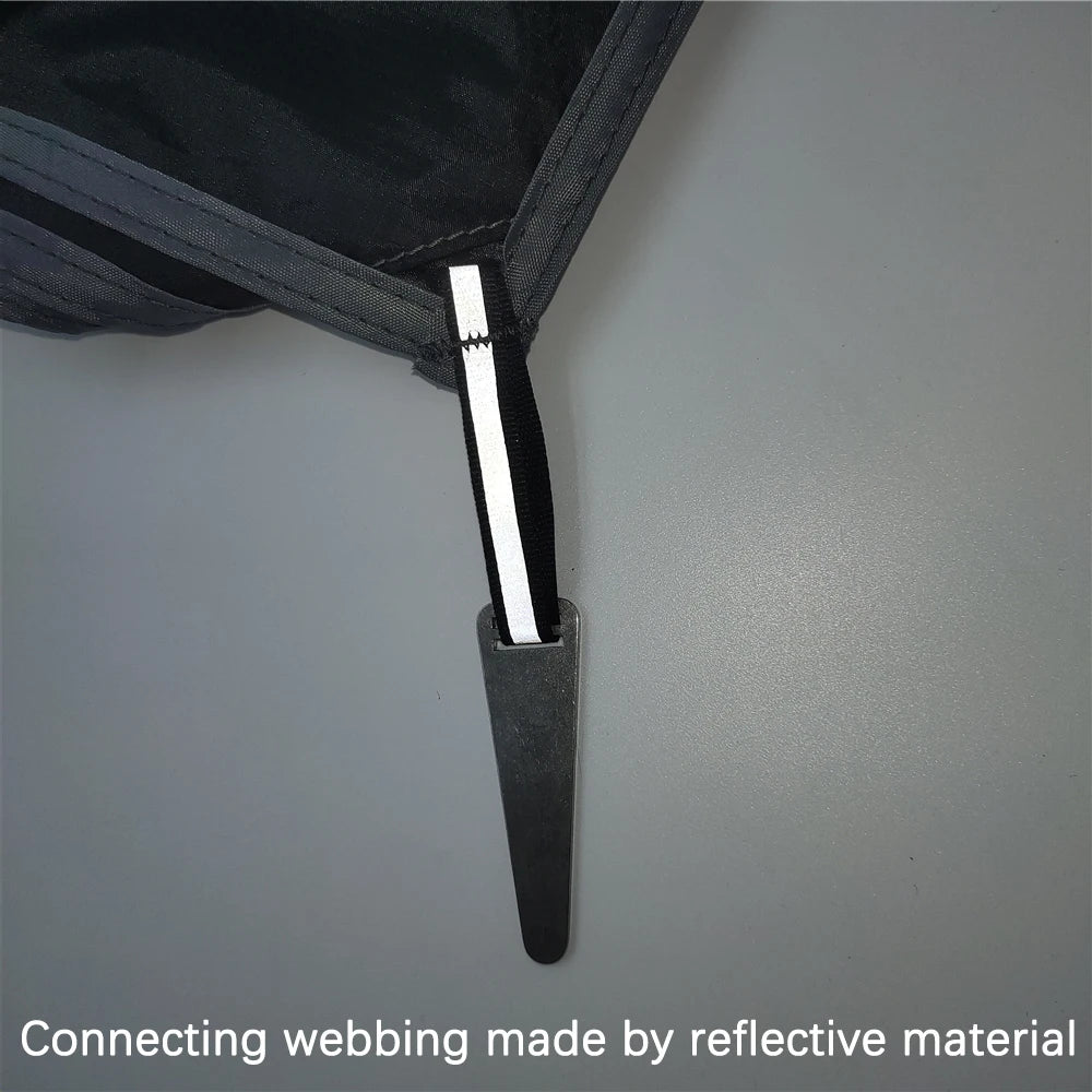 Tent Footprint Ultralight Pocket Picnic Mat with Windproof Stakes Outdoor Camping Portable Folding Waterproof Tent Ground Sheet