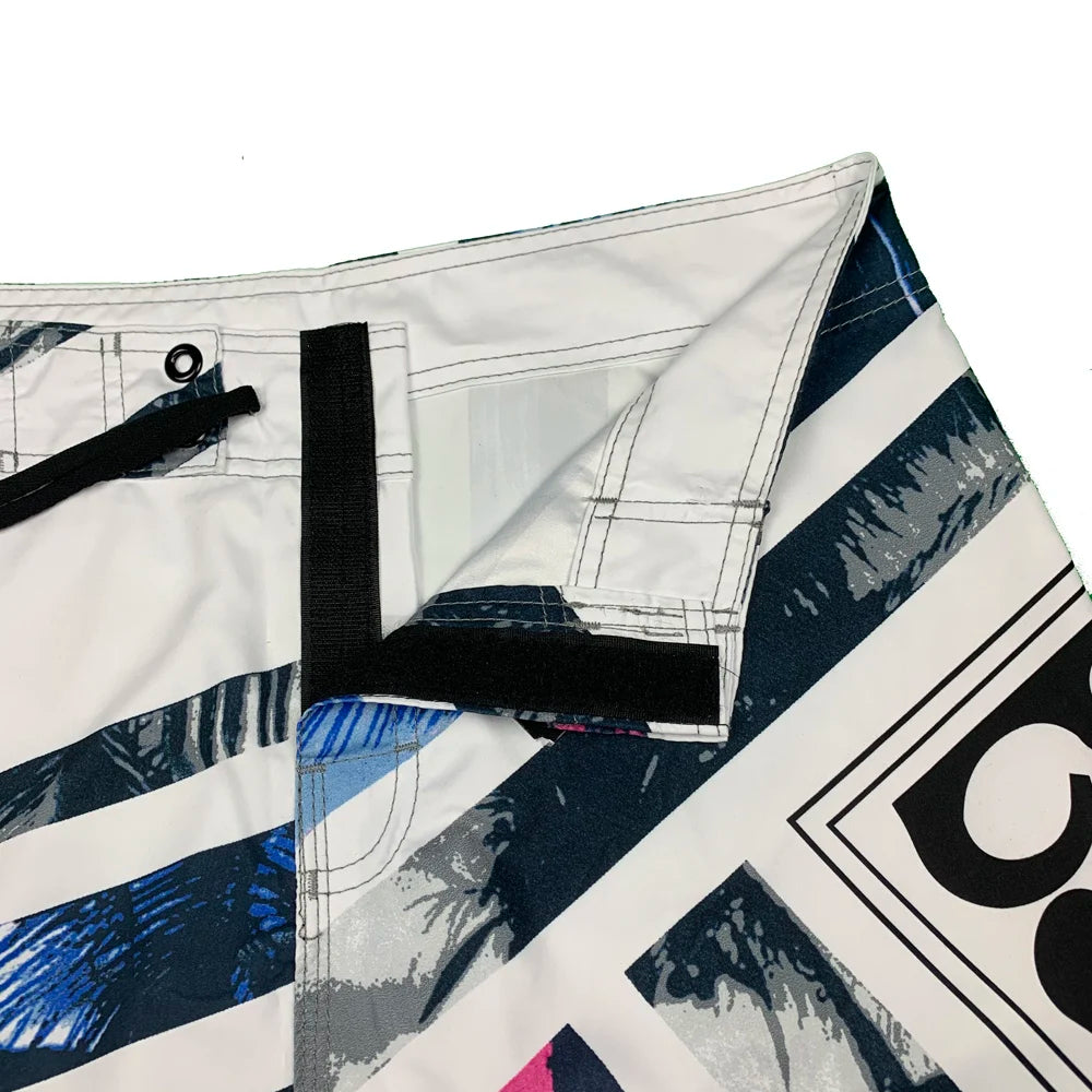 New Printed Men's Swimming Shorts Surfing Beach Pants Running Shorts Bermuda Plate Pants Casual Fitness Pants Swimwear