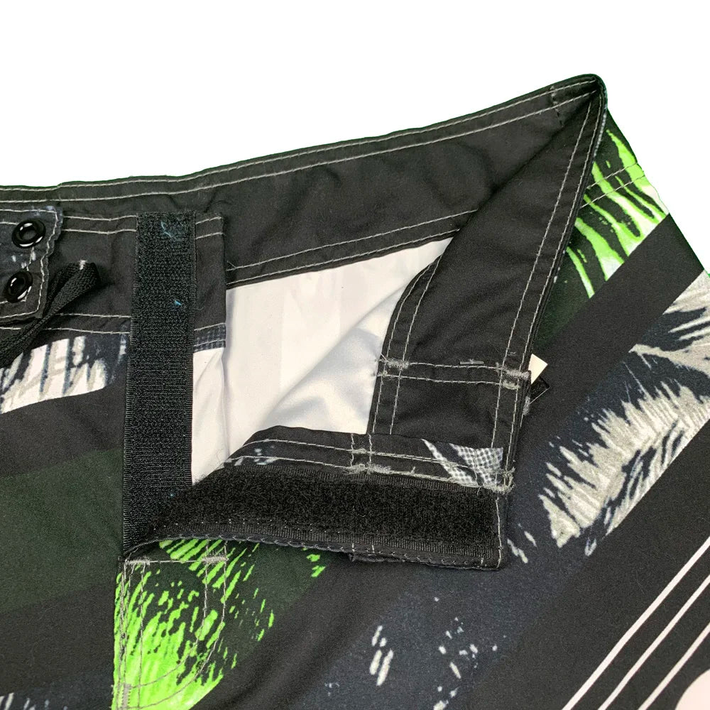 New Printed Men's Swimming Shorts Surfing Beach Pants Running Shorts Bermuda Plate Pants Casual Fitness Pants Swimwear
