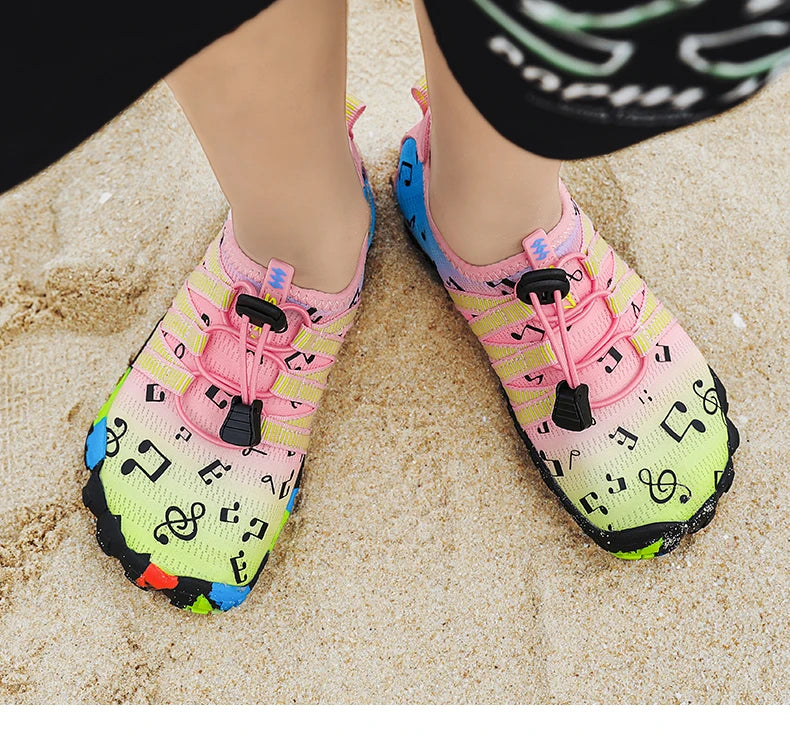Children Outdoor Water Shoes Barefoot Aqua Five Fingers Sock Swimming Breathable Hiking Wading Beach Outdoor Upstream Sneakers