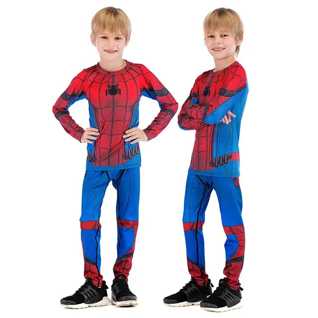 Rashguard Jiu Jitsu Kimono MMA Kid's T-shirt+Pant Sets Kid Rash Guard Children Muay Thai MMA Shorts Kickboxing Boys Gym Clothing