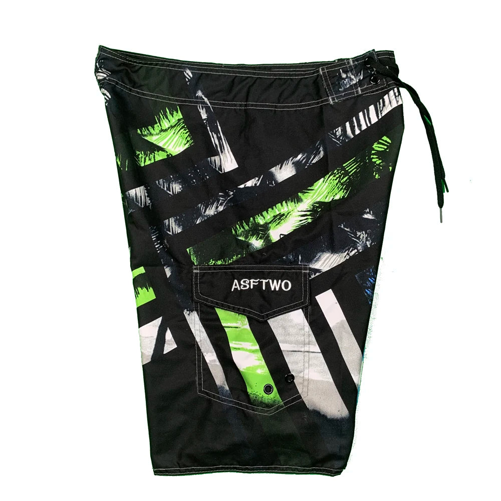 New Printed Men's Swimming Shorts Surfing Beach Pants Running Shorts Bermuda Plate Pants Casual Fitness Pants Swimwear