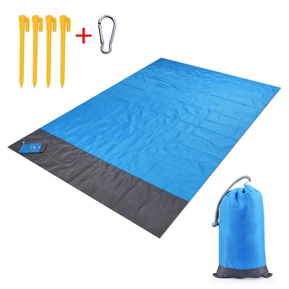 2026 Oversized Beach Mat Sand Free Beach Towel Outdoor Travel Camping Beach Blanket Home Decor Rugs Portable Foldable Picnic Mat
