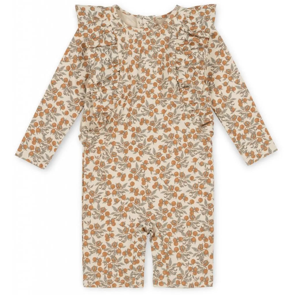 KS Baby Girls Swimming Suit Wear 18M-9T Flower Children Brand Kawaii BC Mr TAO Clothes Kids SwimWears Sister Brother Matching
