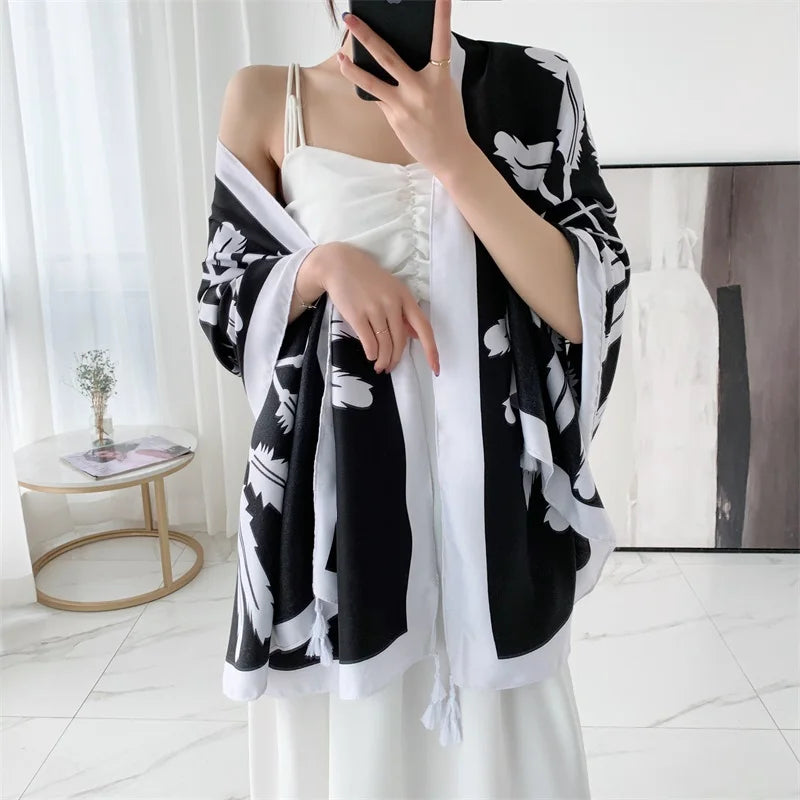 20 Styles 90x180cm Cotton Linen Summer Beach Dress Bikini Cover-ups Sarong Wrap Scarf Women Brazilian Swimsuit Bathing Cover Up