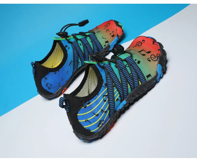 Children Outdoor Water Shoes Barefoot Aqua Five Fingers Sock Swimming Breathable Hiking Wading Beach Outdoor Upstream Sneakers