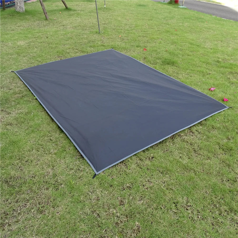 Tent Footprint Ultralight Pocket Picnic Mat with Windproof Stakes Outdoor Camping Portable Folding Waterproof Tent Ground Sheet