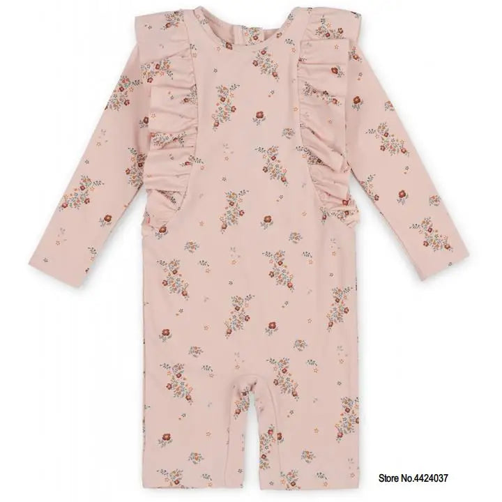 KS Baby Girls Swimming Suit Wear 18M-9T Flower Children Brand Kawaii BC Mr TAO Clothes Kids SwimWears Sister Brother Matching