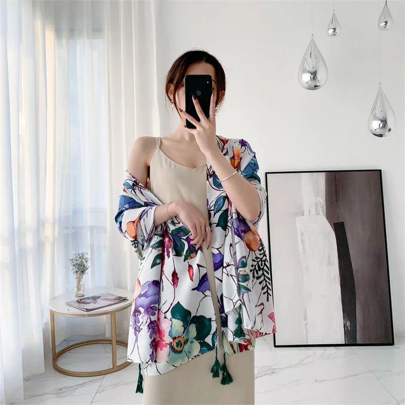 20 Styles 90x180cm Cotton Linen Summer Beach Dress Bikini Cover-ups Sarong Wrap Scarf Women Brazilian Swimsuit Bathing Cover Up