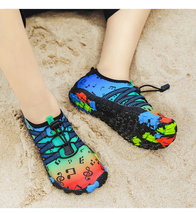 Children Outdoor Water Shoes Barefoot Aqua Five Fingers Sock Swimming Breathable Hiking Wading Beach Outdoor Upstream Sneakers