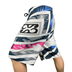 New Printed Men's Swimming Shorts Surfing Beach Pants Running Shorts Bermuda Plate Pants Casual Fitness Pants Swimwear
