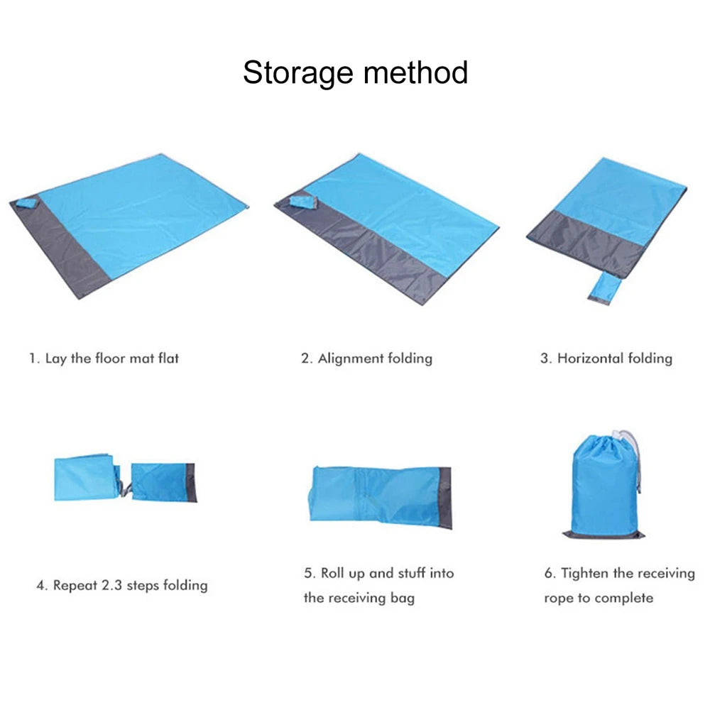 2026 Oversized Beach Mat Sand Free Beach Towel Outdoor Travel Camping Beach Blanket Home Decor Rugs Portable Foldable Picnic Mat