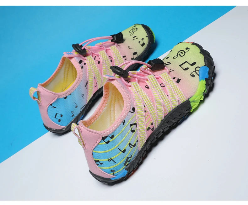 Children Outdoor Water Shoes Barefoot Aqua Five Fingers Sock Swimming Breathable Hiking Wading Beach Outdoor Upstream Sneakers