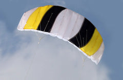 Outdoor Fun Sports Power 1.4m Dual Line Stunt  Parafoil Parachute Beach Kite For Beginner