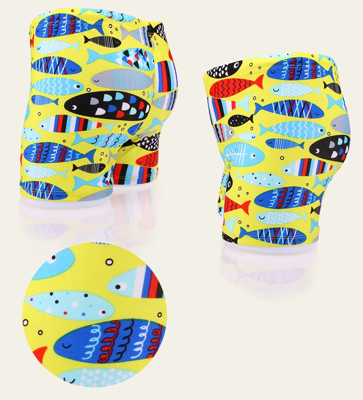 Boys Swimwear Baby 2024 New Summer Cartoon Dinosaur Shark Swimming Pants Kids Casual Beach Shorts Boy Children's Swimsuit