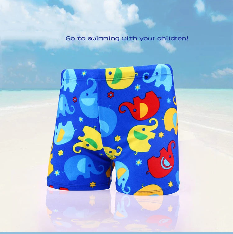 Boys Swimwear Baby 2024 New Summer Cartoon Dinosaur Shark Swimming Pants Kids Casual Beach Shorts Boy Children's Swimsuit