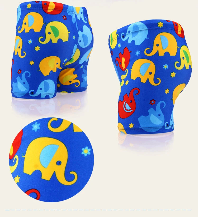 Boys Swimwear Baby 2024 New Summer Cartoon Dinosaur Shark Swimming Pants Kids Casual Beach Shorts Boy Children's Swimsuit