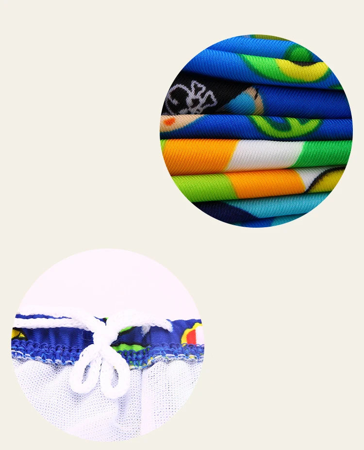 Boys Swimwear Baby 2024 New Summer Cartoon Dinosaur Shark Swimming Pants Kids Casual Beach Shorts Boy Children's Swimsuit
