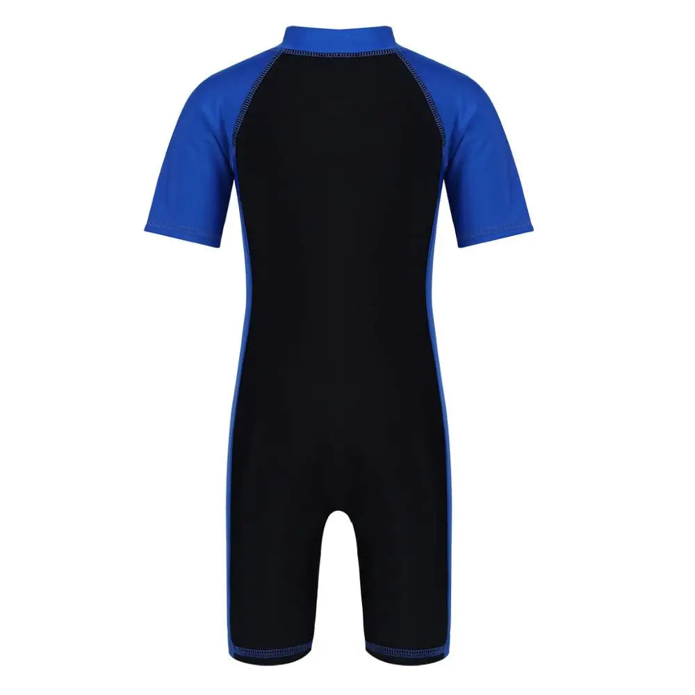 Children's Swimsuits Wetsuit One Piece Rash Guard Swimming Bathing Suit Kids Beachwear Boys Girls Swimwear Surfing Swim Bodysuit