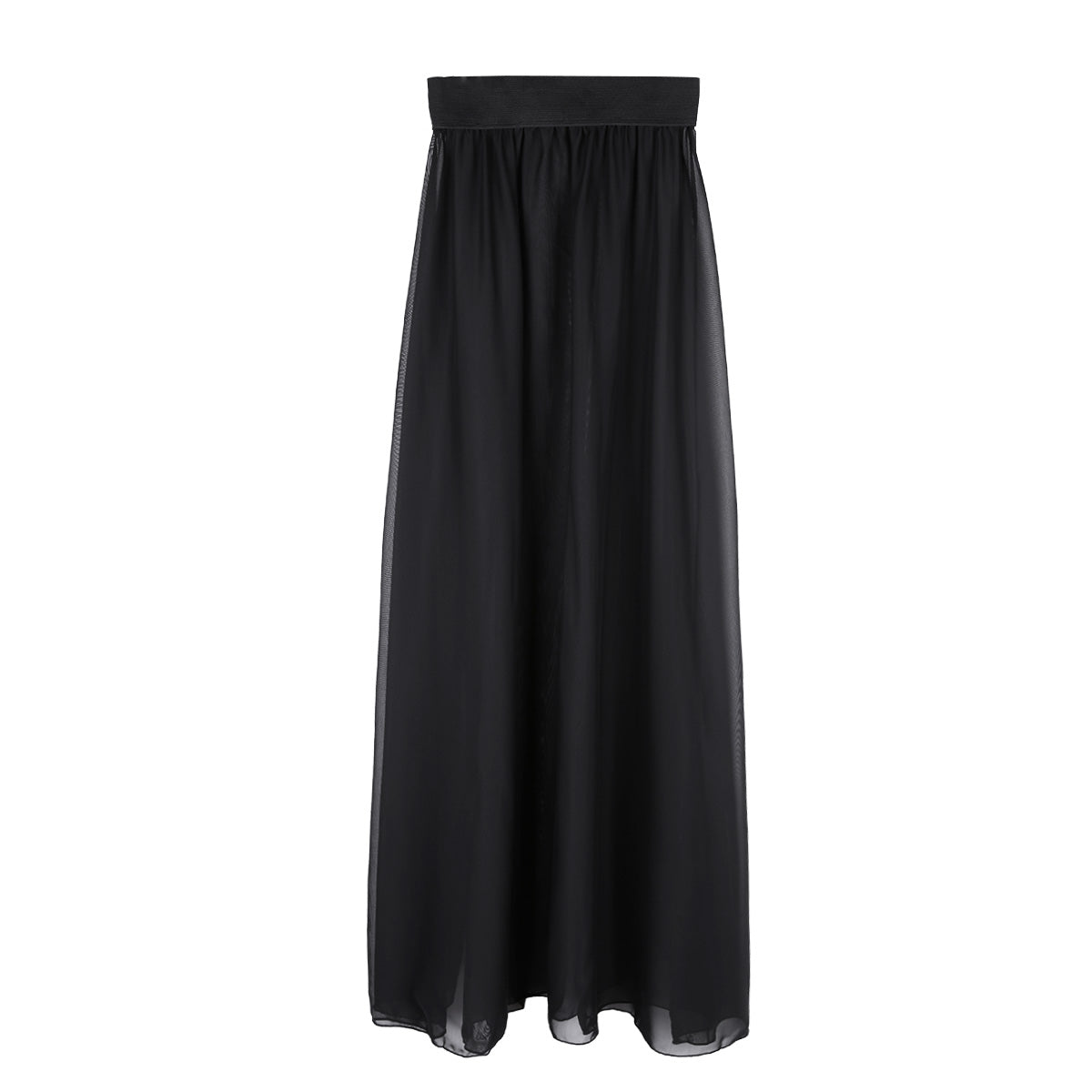 Sexy Women Sheer See Through Chiffon Maxi Skirts High Split Flowy Long Skirt Transparent Bikini Cover Up Bottoms Pool Party Club