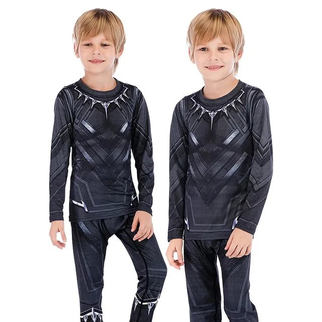 Rashguard Jiu Jitsu Kimono MMA Kid's T-shirt+Pant Sets Kid Rash Guard Children Muay Thai MMA Shorts Kickboxing Boys Gym Clothing