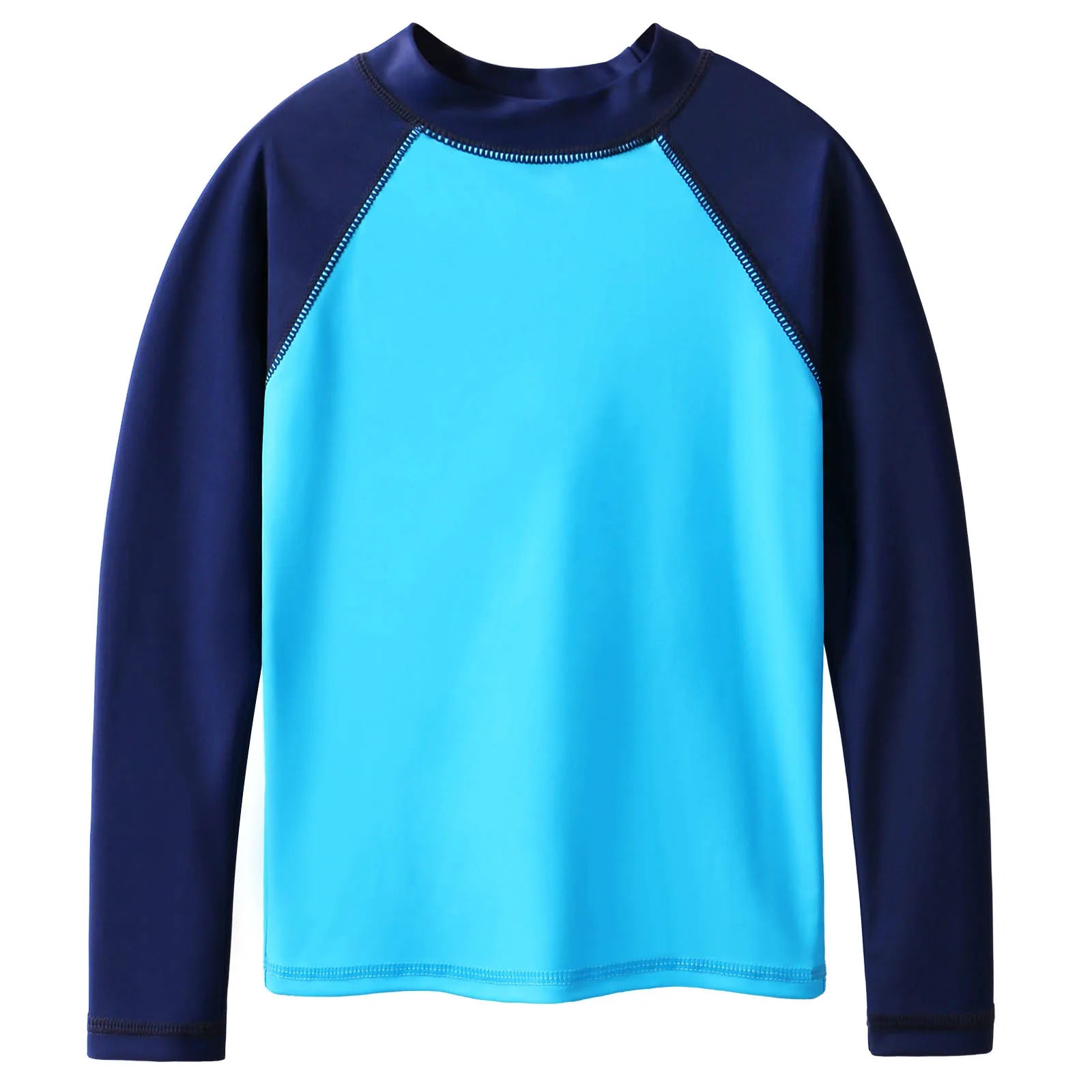 BAOHULU Long Sleeve Rashguard Kids Swimwear Girls Surf  Suit UPF 50+ Sun Protection Shirts Boys Swim Rash Guard Beach Wear