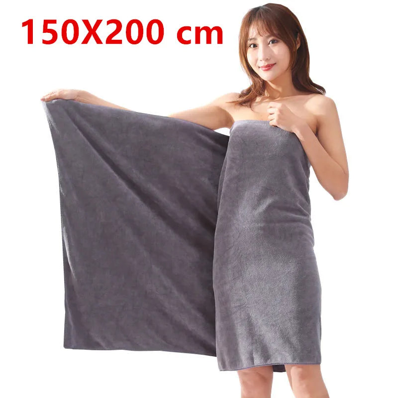 150X200 cm microfiber bath towel Super soft large bath towel,strong water absorption,suitable for swimming pools,homes,gyms,spas