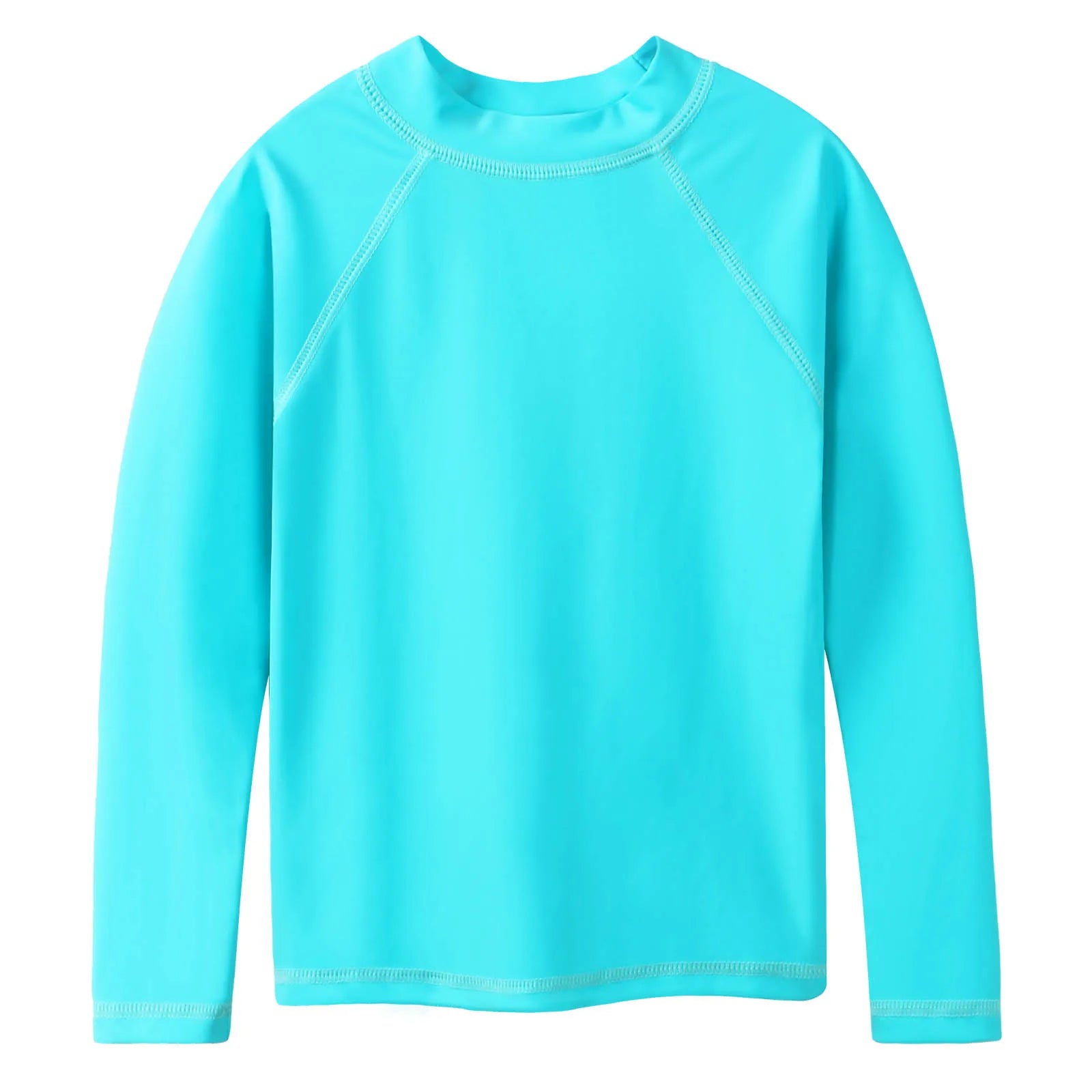 BAOHULU Long Sleeve Rashguard Kids Swimwear Girls Surf  Suit UPF 50+ Sun Protection Shirts Boys Swim Rash Guard Beach Wear