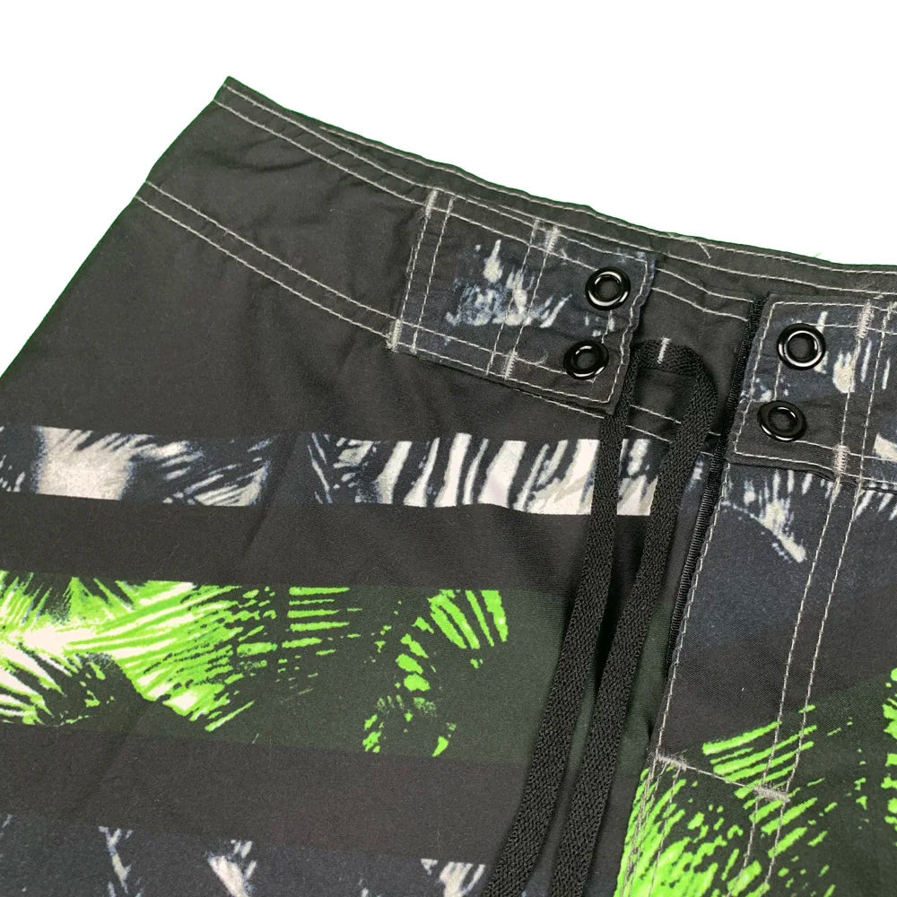 New Printed Men's Swimming Shorts Surfing Beach Pants Running Shorts Bermuda Plate Pants Casual Fitness Pants Swimwear