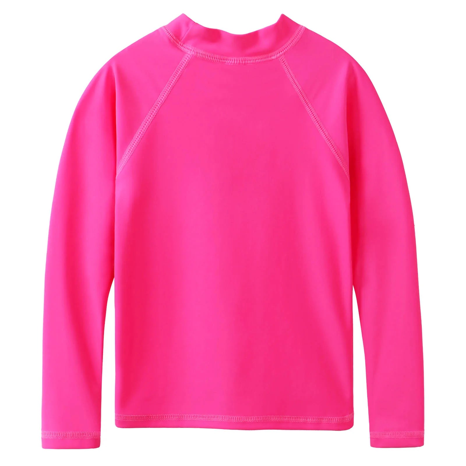 BAOHULU Long Sleeve Rashguard Kids Swimwear Girls Surf  Suit UPF 50+ Sun Protection Shirts Boys Swim Rash Guard Beach Wear