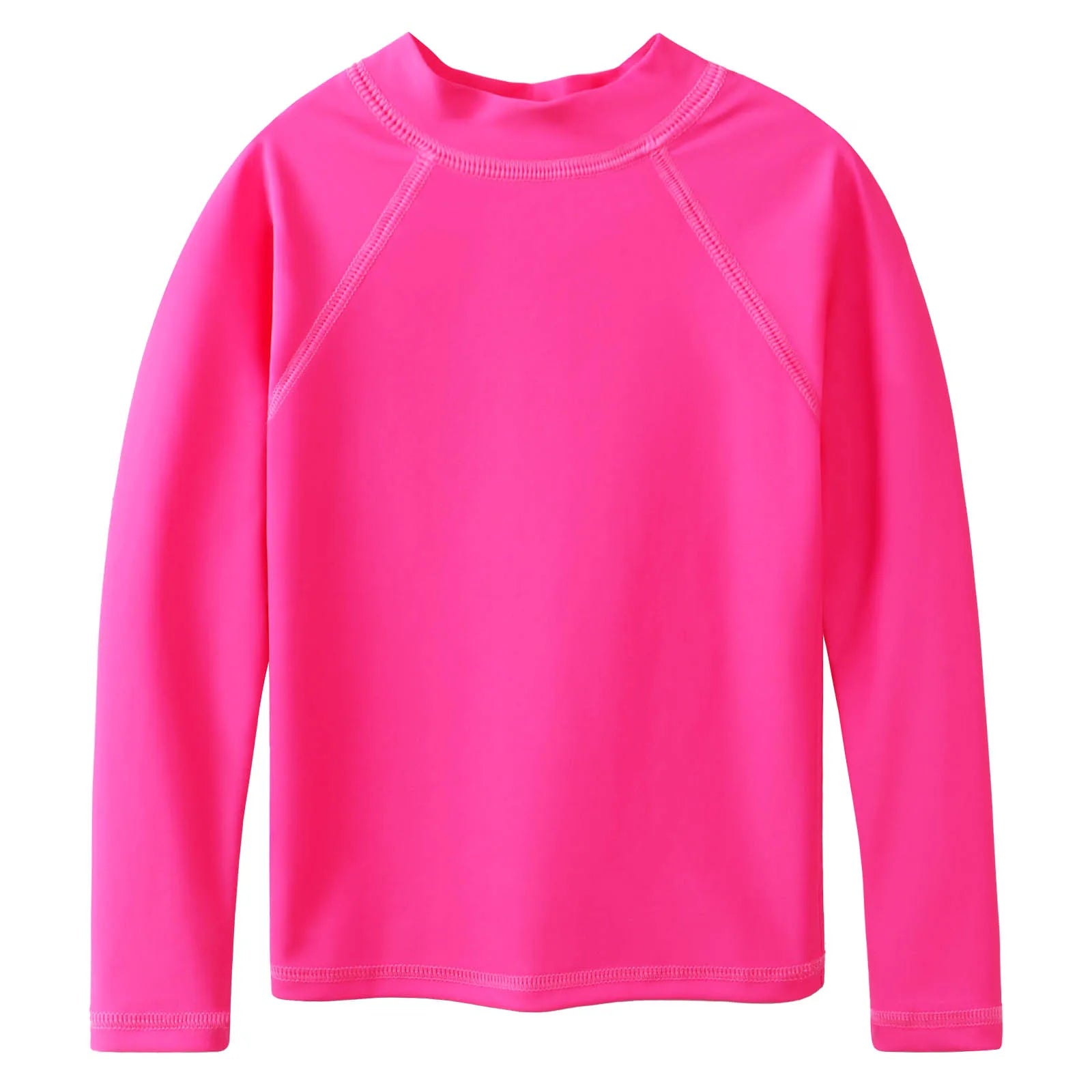 BAOHULU Long Sleeve Rashguard Kids Swimwear Girls Surf  Suit UPF 50+ Sun Protection Shirts Boys Swim Rash Guard Beach Wear