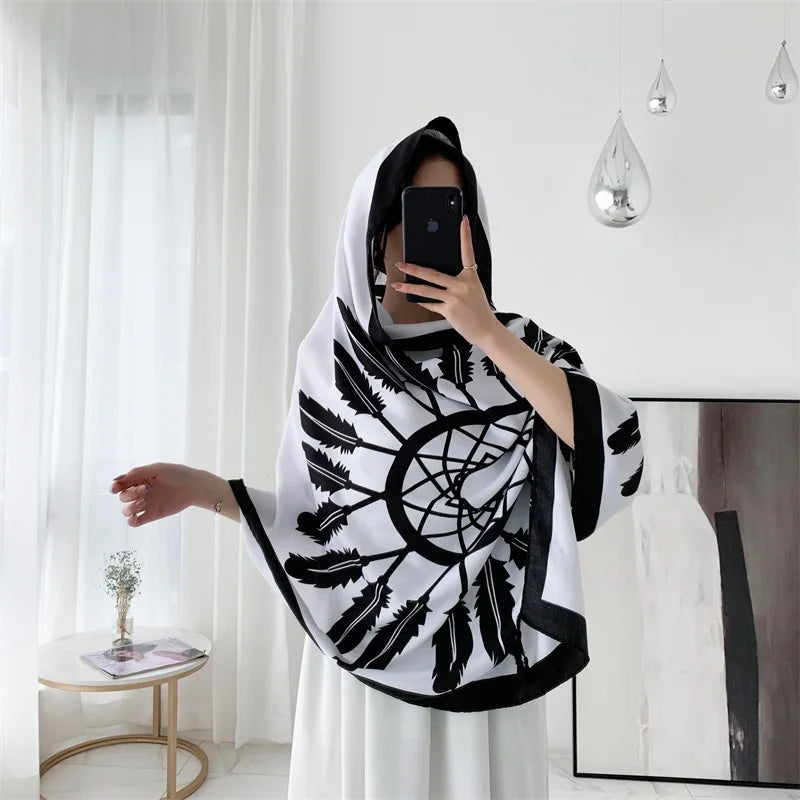 20 Styles 90x180cm Cotton Linen Summer Beach Dress Bikini Cover-ups Sarong Wrap Scarf Women Brazilian Swimsuit Bathing Cover Up
