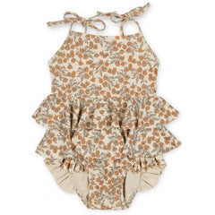 KS Baby Girls Swimming Suit Wear 18M-9T Flower Children Brand Kawaii BC Mr TAO Clothes Kids SwimWears Sister Brother Matching