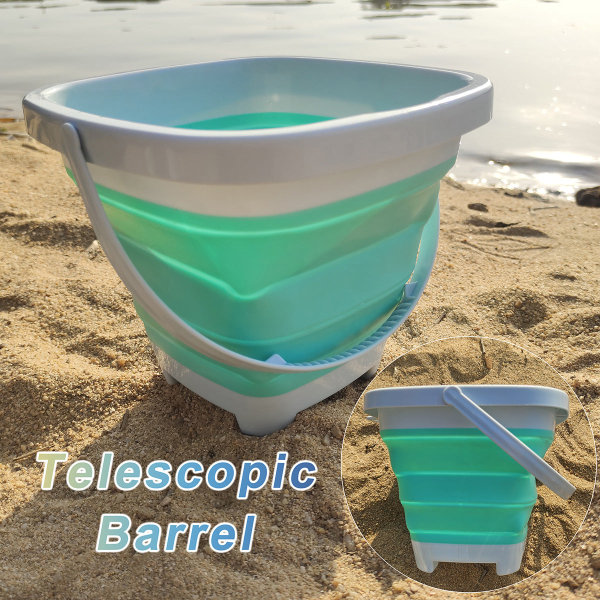 11PCS Beach Castle Bucket Sand Play Water Set Folding Bucket Summer Toys for Children Outdoor Travel Game Sandbox Accessories