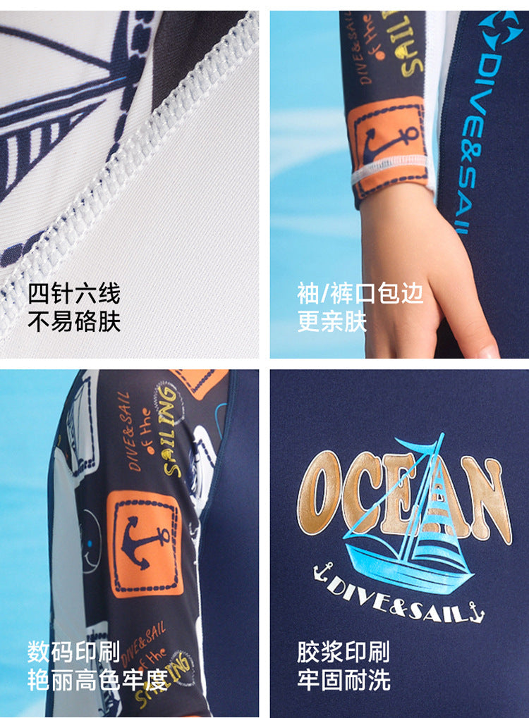 Kids Dive Skins Suit Full Body Swimsuit for Boys Girls and Youth 1.5/0.5mm Wetsuit UPF50+ Sun UV Protect Rash Guard Bathing Suit