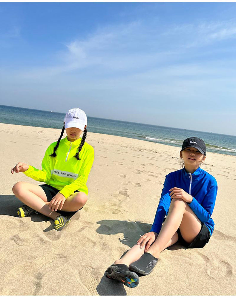Boys'  Girls Rash Guard Set - 3 Piece Sun UV Protective  Long Sleeve Swim Shirt+Trunks+Leggings Bathing Suit Swimwear