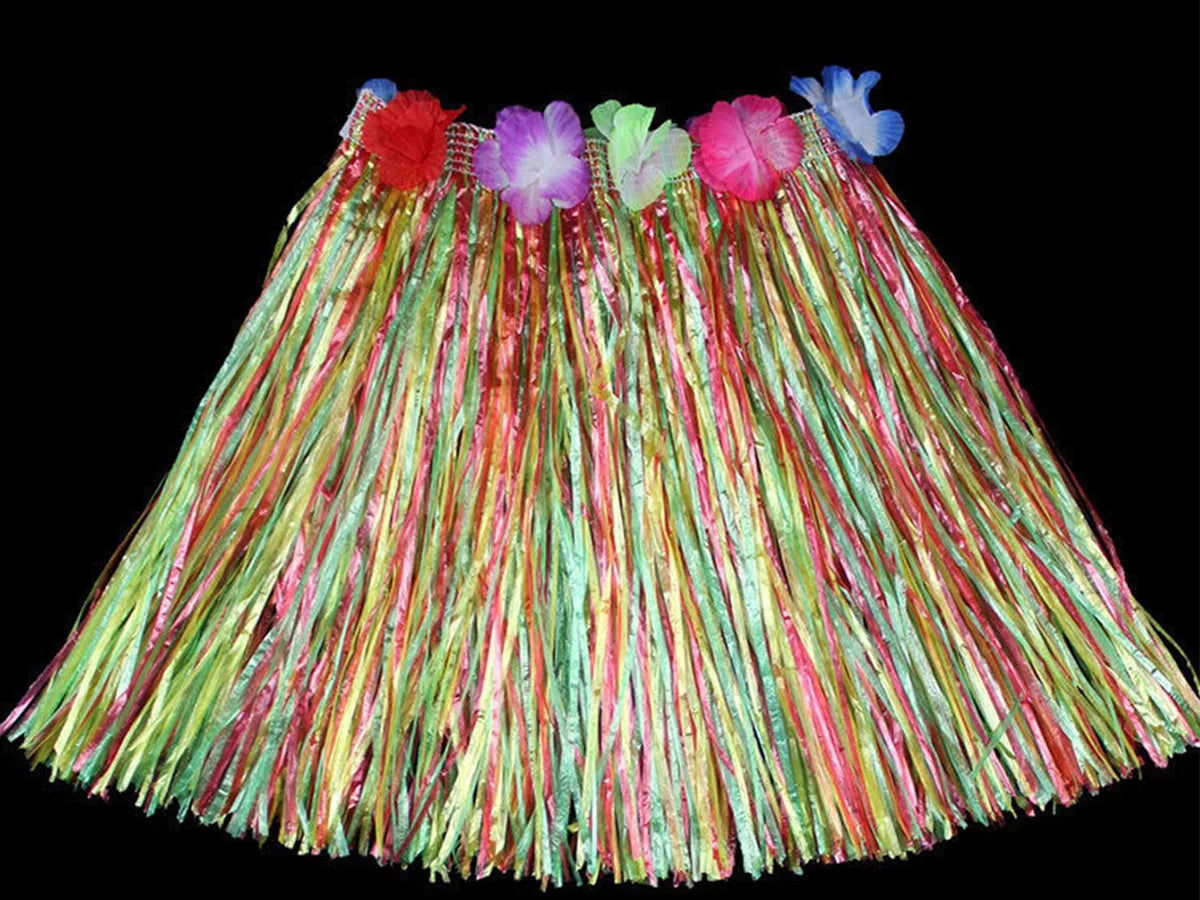 1pc/5pcs-Hawaiian Hula Skirt Hawaiian Grass Skirt Tropical Hawaiian Hula Skirt Hawaiian Hula Skirt Costume Summer Beach Vacation