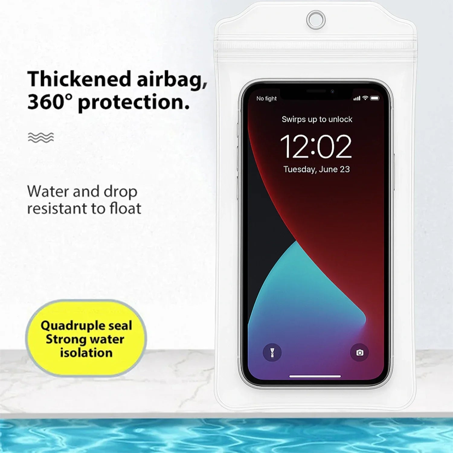 Waterproof Phone Pouch Bags Universal Transparent Rainproof Cellphone Cases Protective Cover for IPhone 15 16 17 Samsung Xiaomi