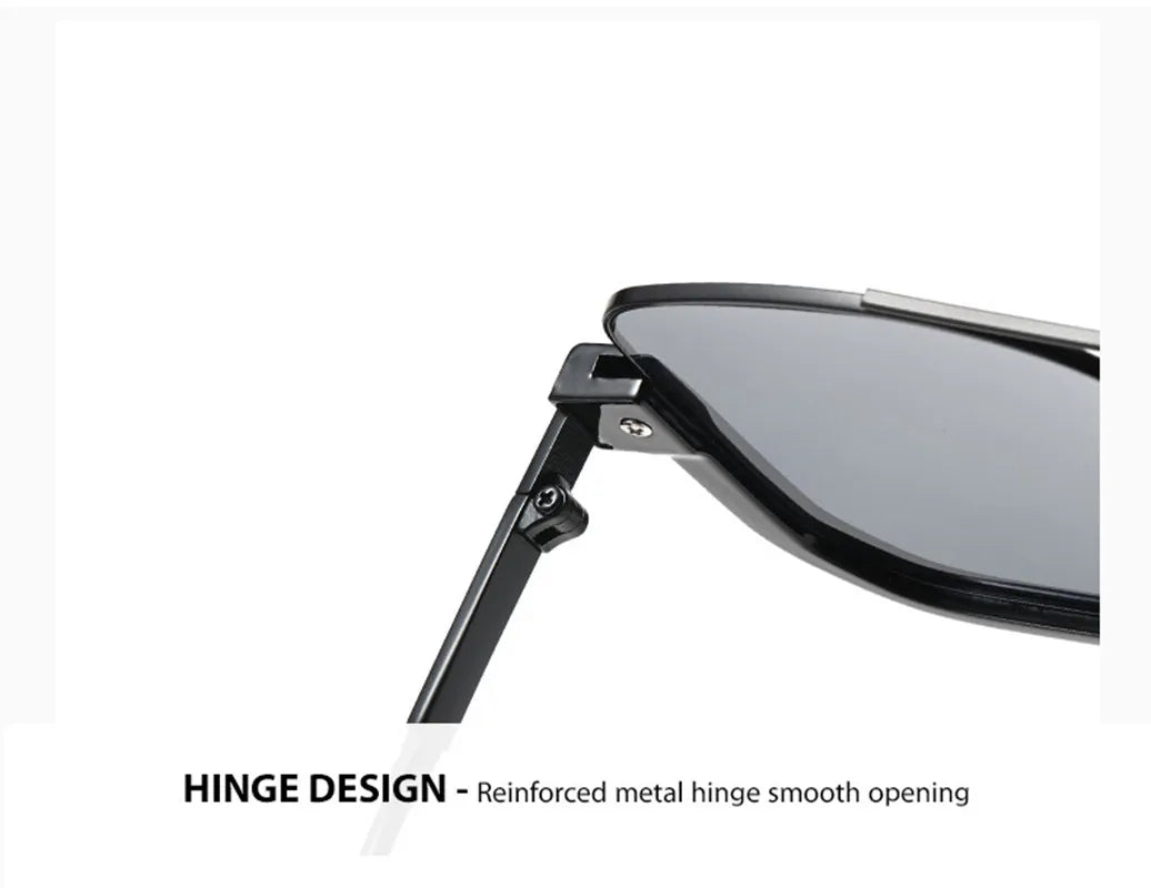 New Man Woman Sun Glasses High Quality UV400 Sunglasses Unisex Double Beam Design Half-Frame Sunnies Fashion Versatile Shade