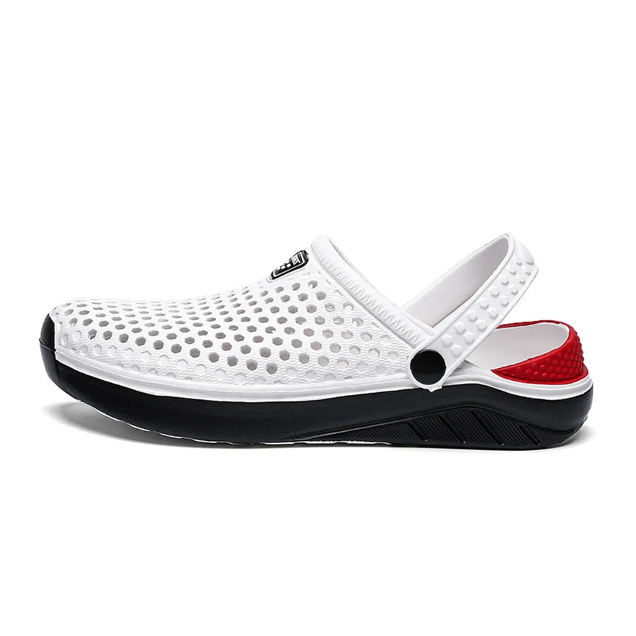 Unisex Fashion Beach Sandals Thick Sole Slipper Waterproof Anti-Slip Sandals Flip Flops for Women Men