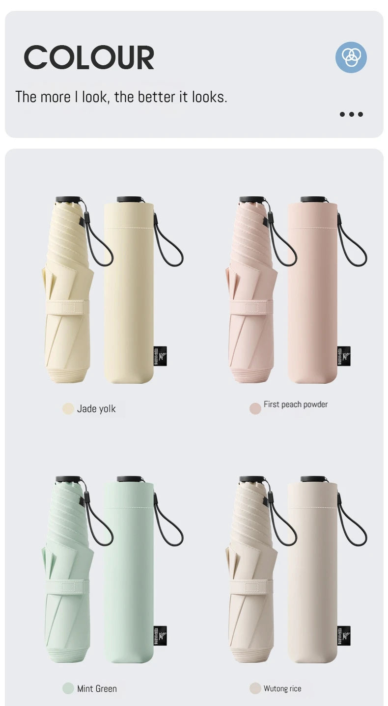 145g Japanese Style Portable Brazing Sun Protection, UV Protection, Weather Resistance, Manual Umbrella