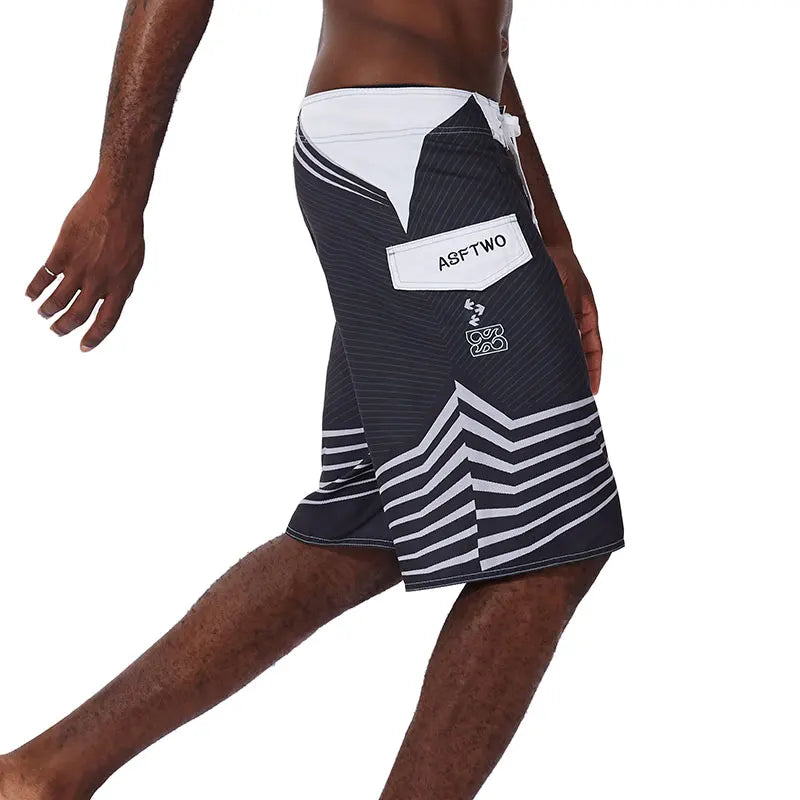 Summer Quick Drying Men Surf Beach Shorts Fitness Muscle High Quality Water Sports Men Beach Shorts  swimshorts  bermuda homme