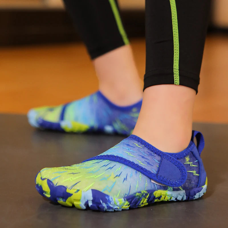 Kids Barefoot Beach Shoes Adults Aqua Shoes Gym Outdoor Training Footwear Unisex Quick-Drying Breathable Sneakers Size 27-36