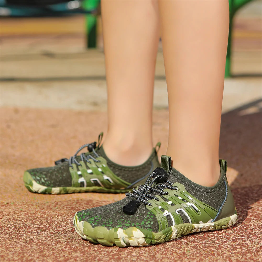 Children Outdoor Water Shoes Barefoot Aqua Five Fingers Sock Swimming Breathable Hiking Wading Beach Outdoor Upstream Sneakers