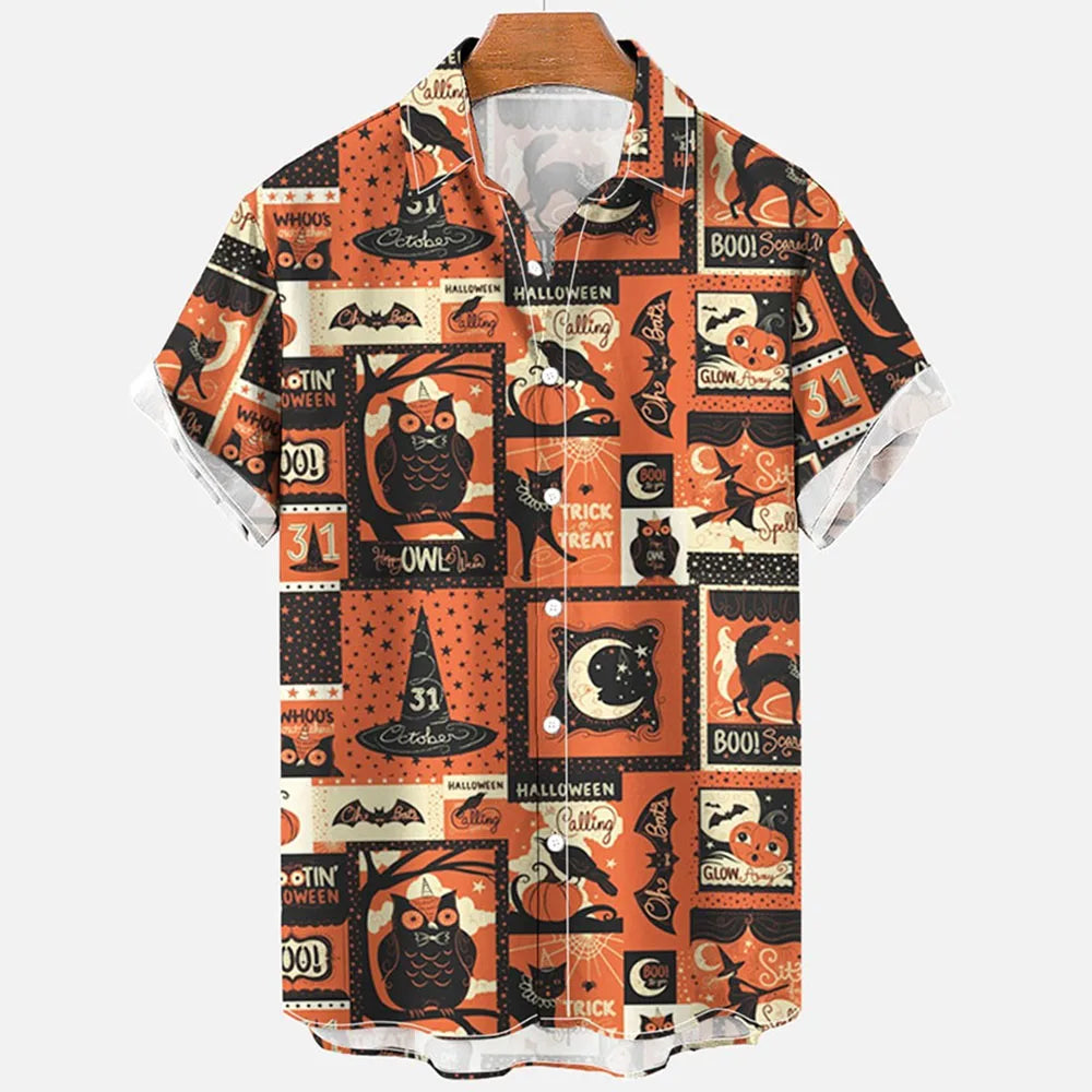 Hawaiian Shirts For Men Fashion Comfortable Unisex Short Sleeve Tops Beach Travel Surf Casual Shirts Oversized Men's Shirts