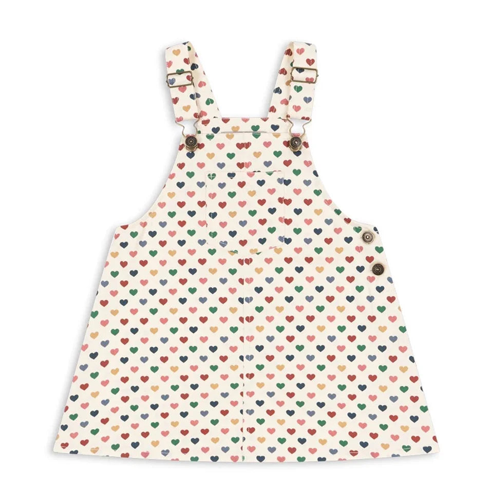 Children Clothes Set 2025 KS Summer Girls Floral Tops Shorts Set Girl Heart Print Slip Dress Kids Short Sleeved Vacation Suit