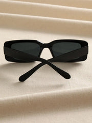 1 PC Unisex Plastic Square Fashion Sunglasses For Beach Play And Daily Photography