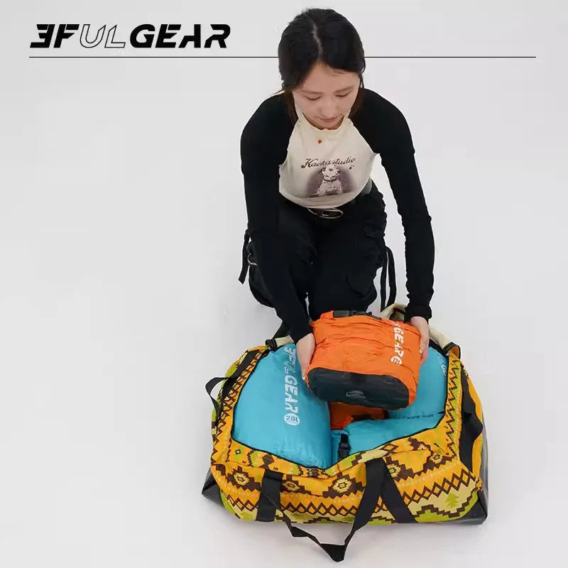 3F UL GEAR 12L 24L 36L Waterproof Bag With Air Valve Exhaust Drifting Swimming Bag Travel Storage Bags Outdoor Camping Equipment
